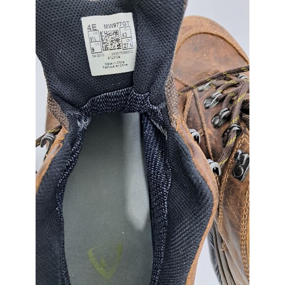 New Balance Mens 9.5 4E WIDE 977 Leather Hiking Boots Brown Goretex Waterproof - Picture 10 of 11